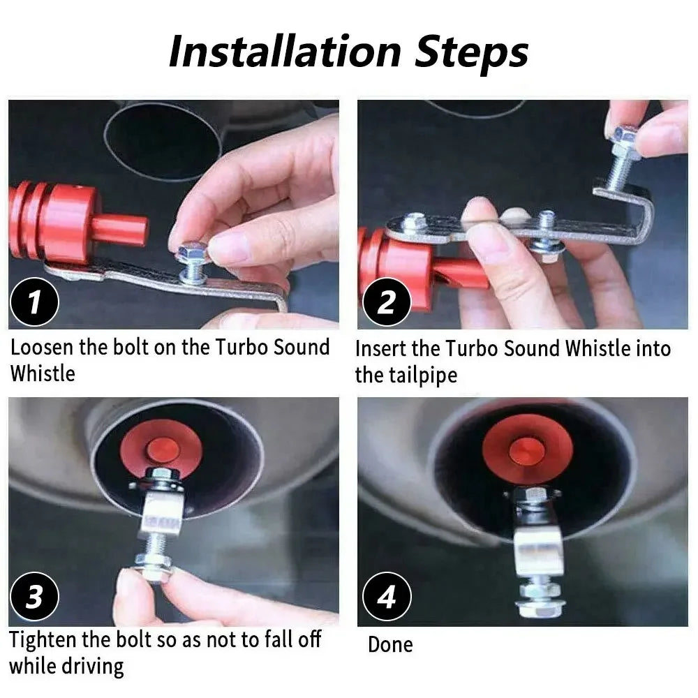 Racing Turbo Auspuffpfeife Sound Simulator - Universelle Passform