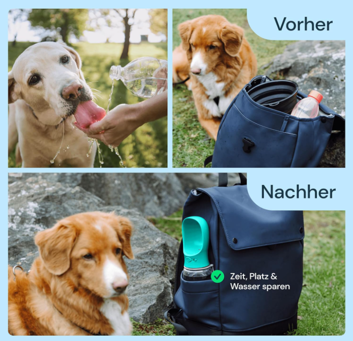 PetSplash - Tragbare Hundetrinkflasche