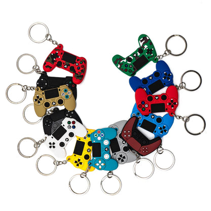 1PCS PVC new style Game Machine Keychain & Keyring Cute Gamepad Joystick Key Chain Keychains Bag Car Hanging fit men boy keys