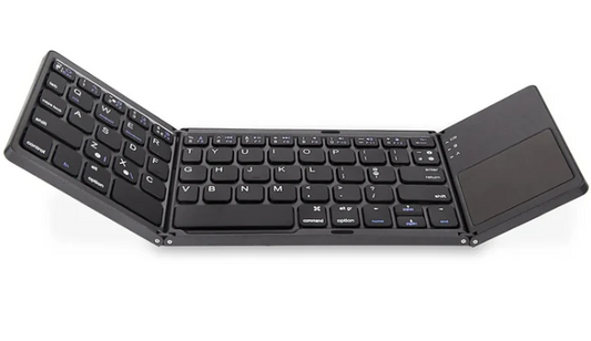 Klappbare Bluetooth-Tastatur mit Touchpad