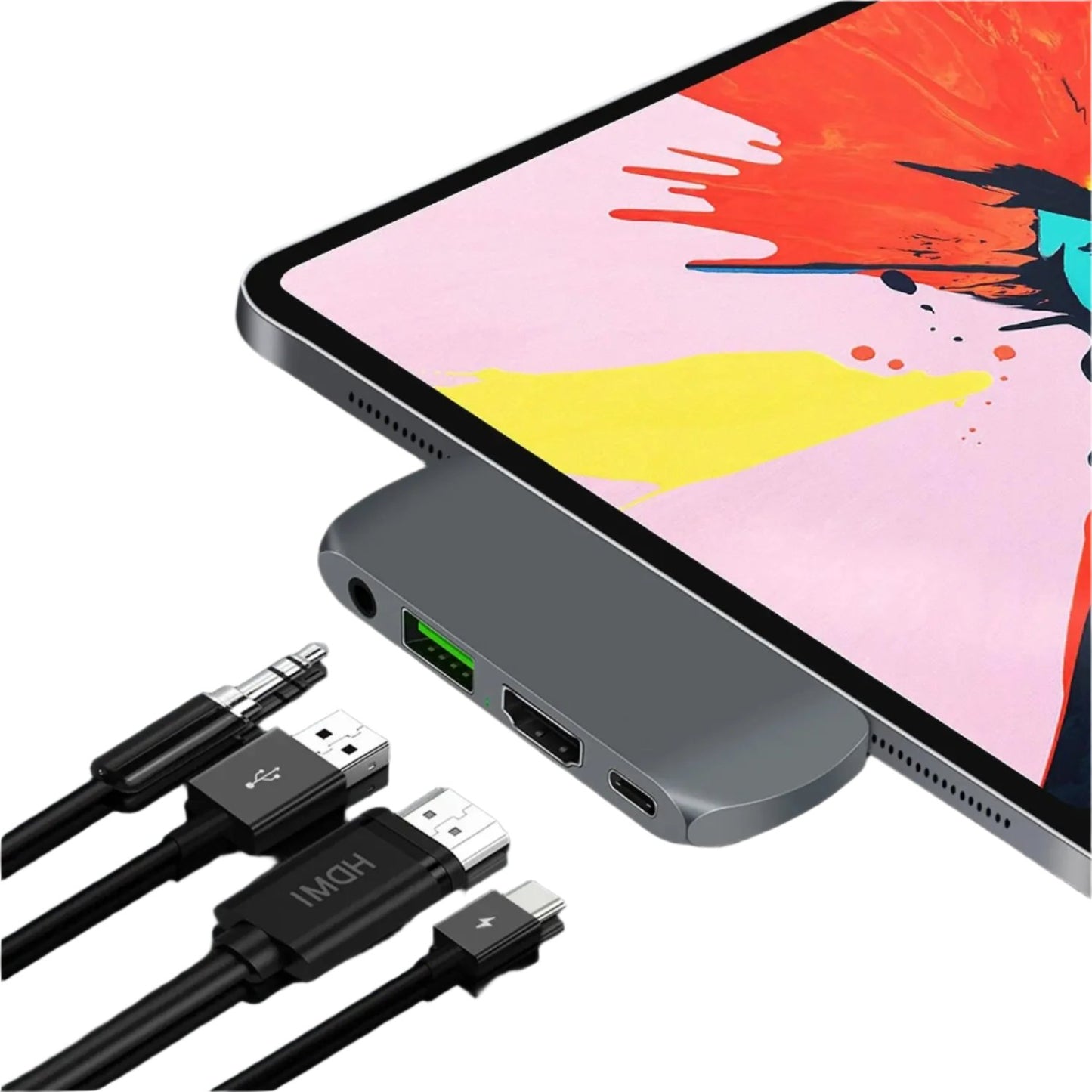 Tuti 4-in-1 USB-C-Hub mit 4K HDMI und Schnellladung